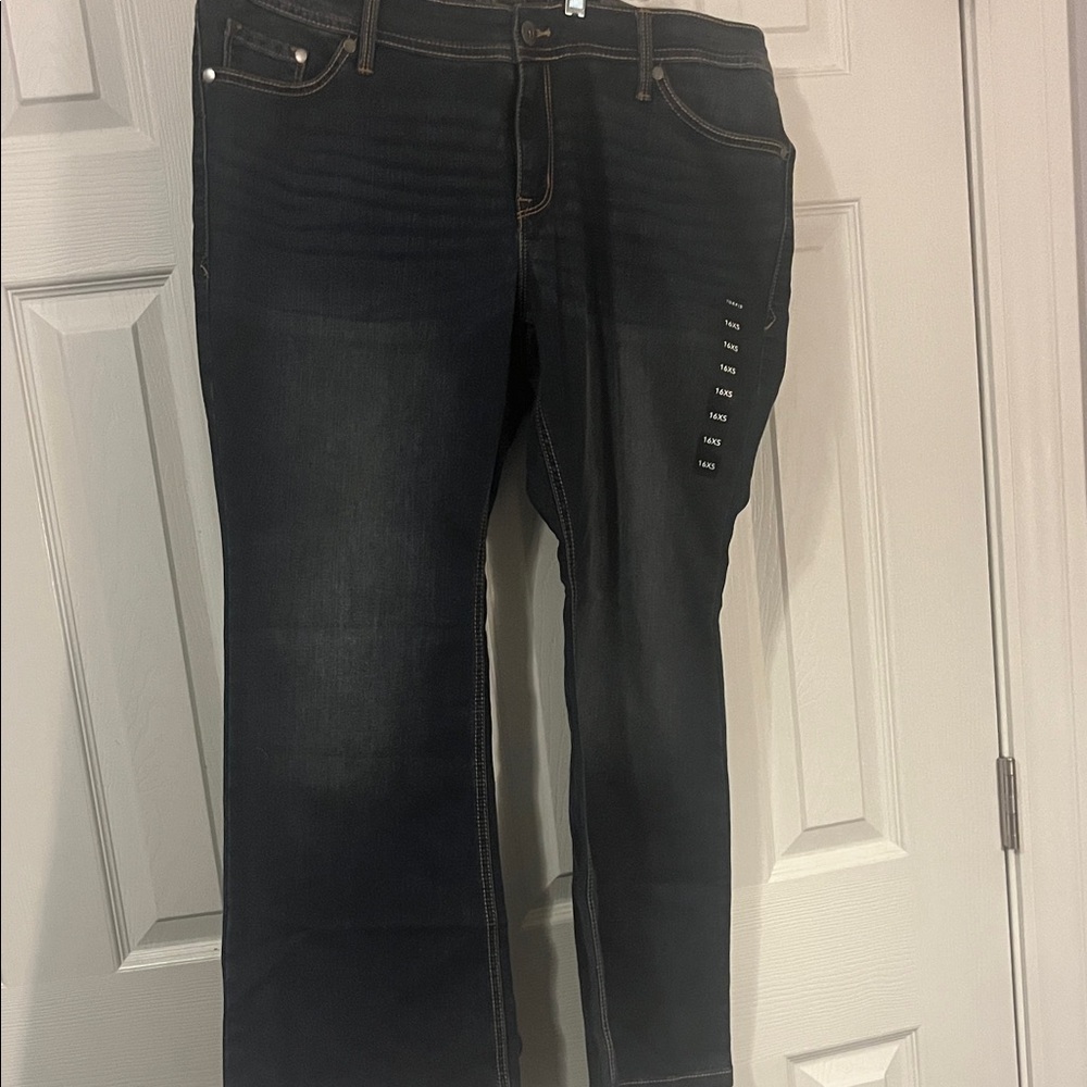 torrid Dark Indigo Straight-Leg Jeans